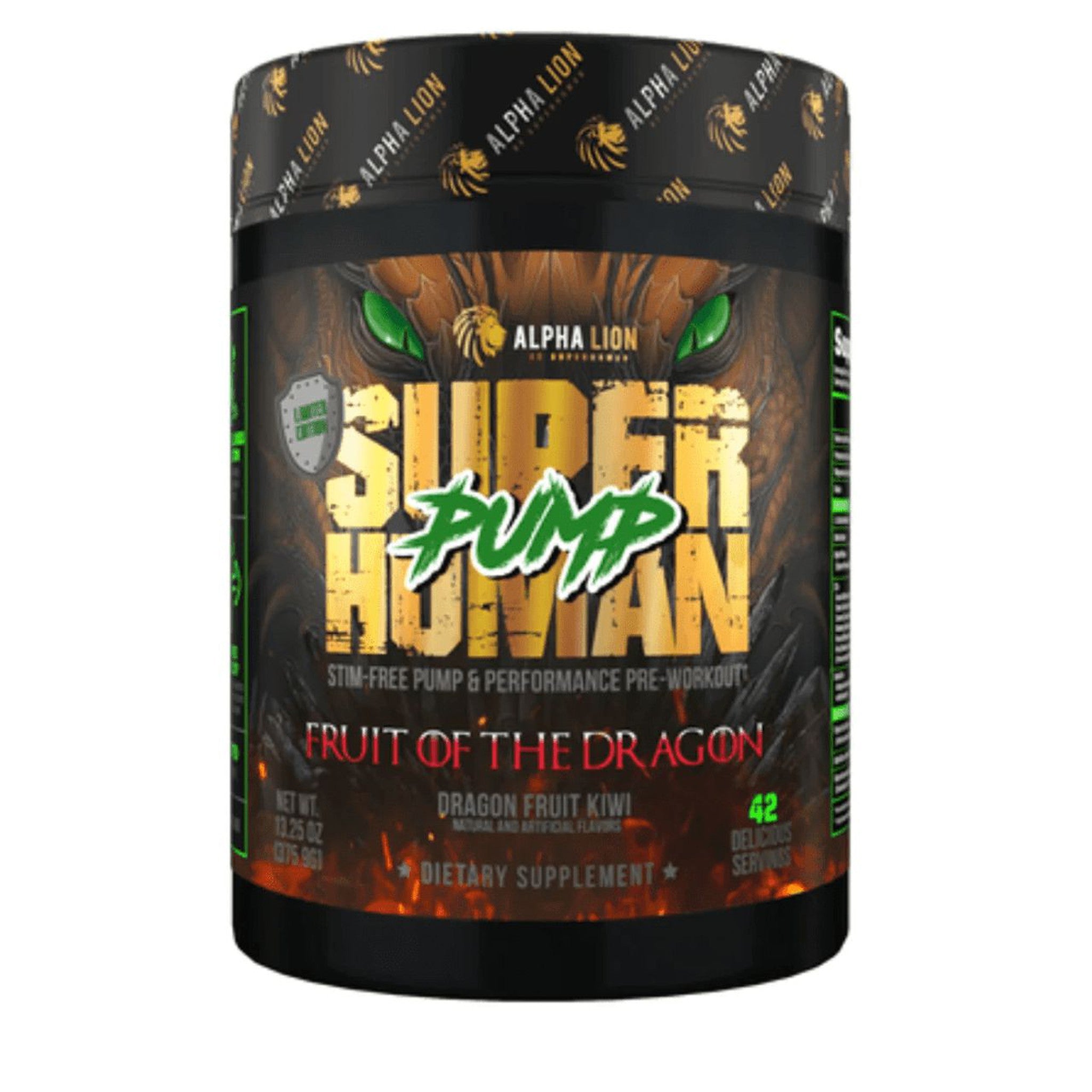 SuperHuman Supreme Hardcore Stim Pre-Workout by Alpha Lion