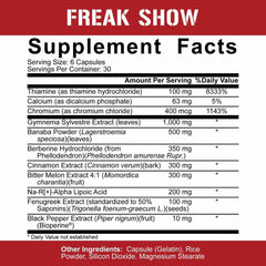 5% Nutrition Freak Show - 180 Capsules