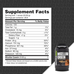 NutraBio Micellar Casein - 2 Ib