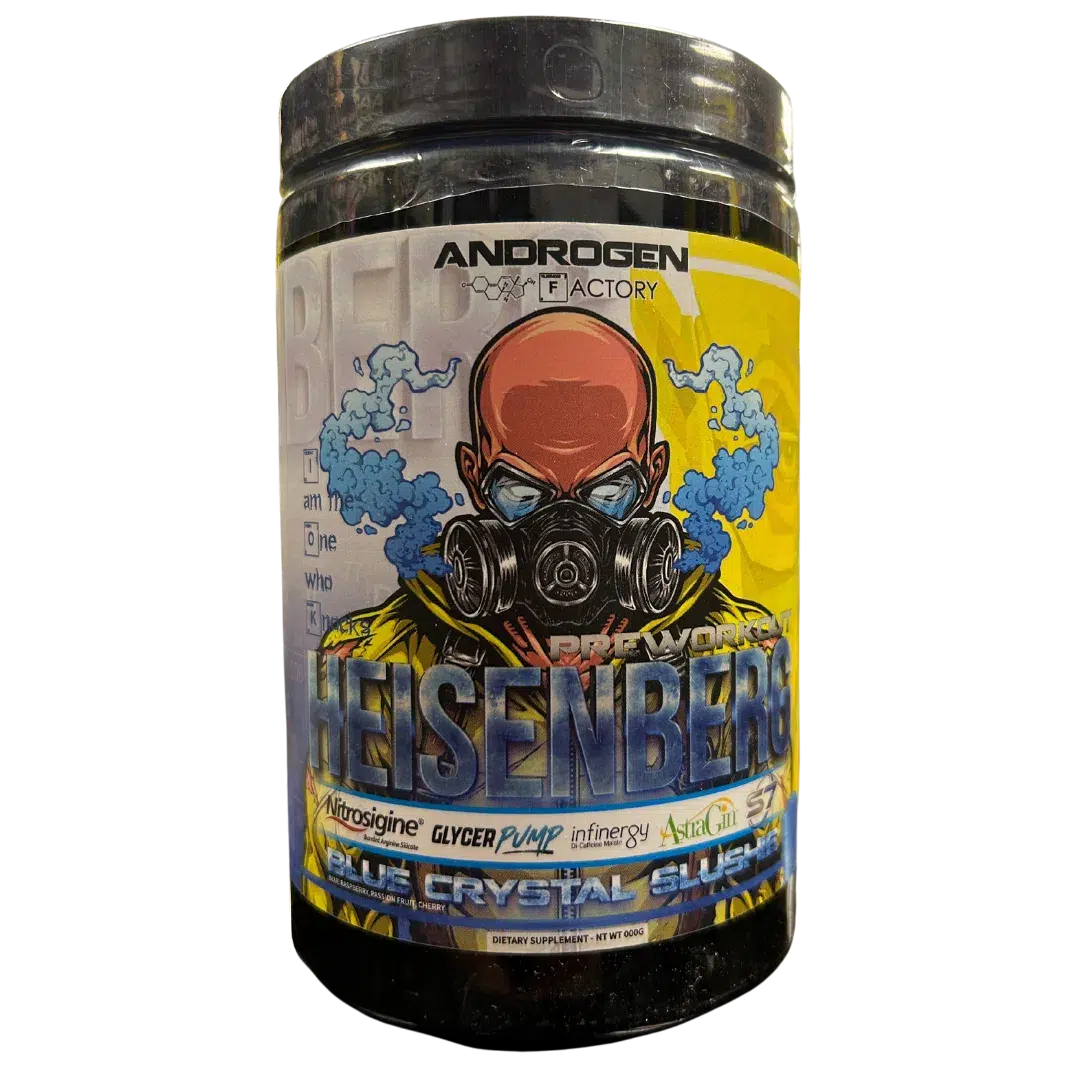 Androgen Factory Heisenberg Pre-Workout - Blue Crystal Slushie