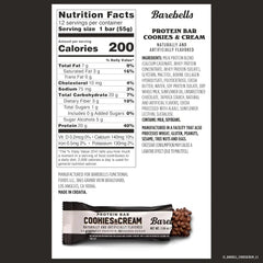 Barebells Protein Bar - Cookies & Cream