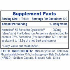 Hi-Tech Pharmaceuticals Berberine HCL - 120 Capsules