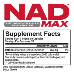 Metabolic Nutrition NAD MAX - 30 Capsules