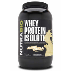 NutraBio 100% Whey Protein Isolate - 2 lb