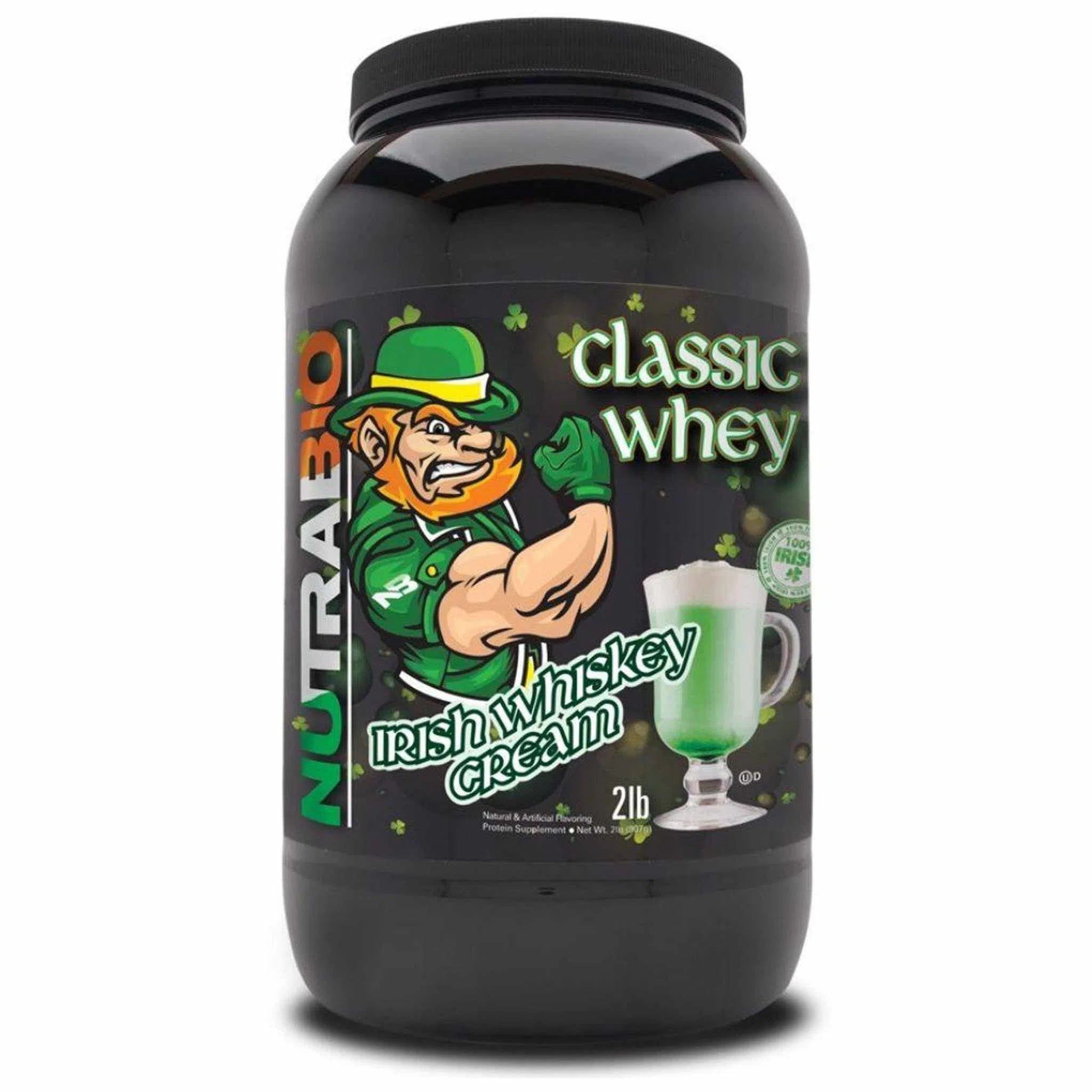 NutraBio Classic Whey - Irish Cream, 2 lb