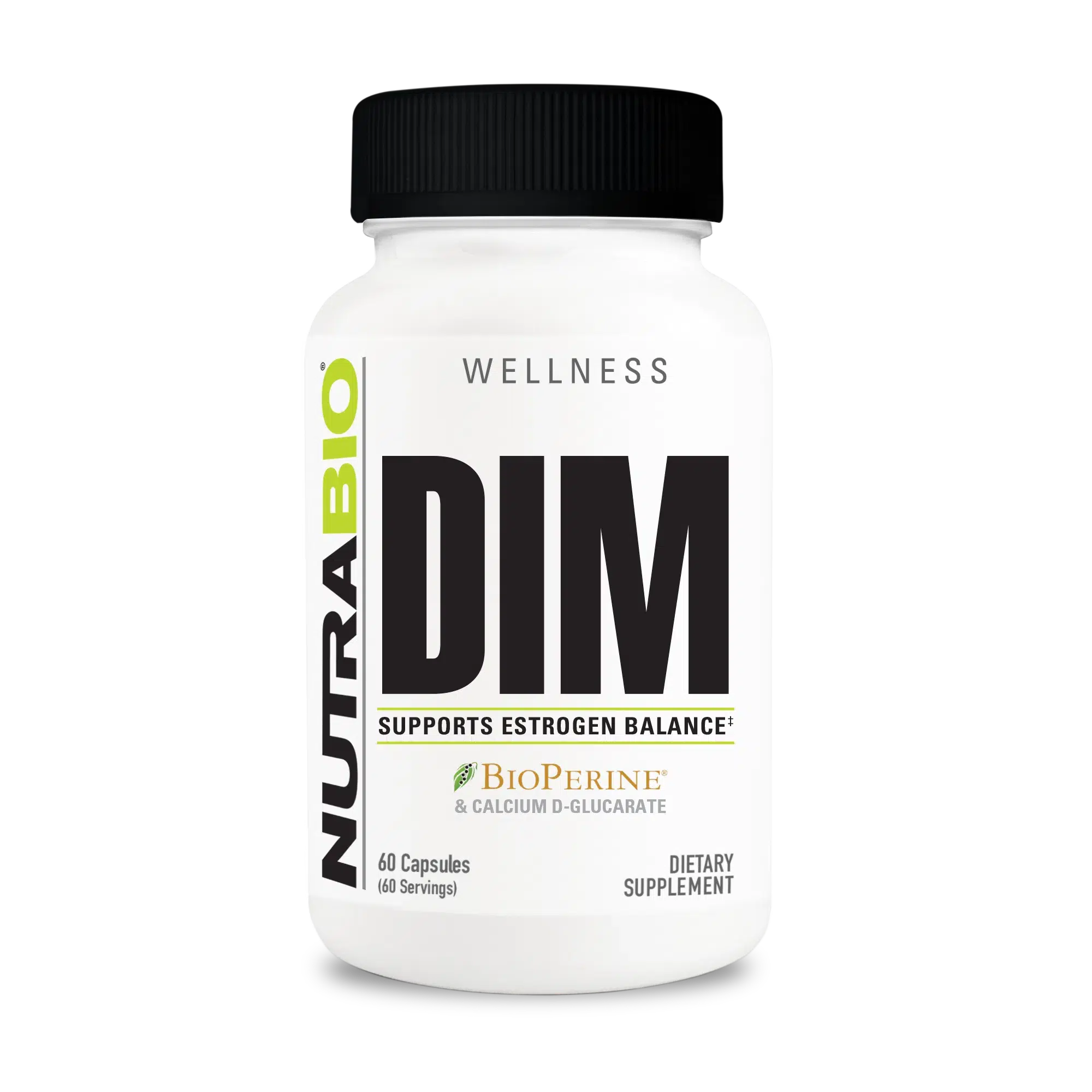 NutraBio DIM - 60 Capsules