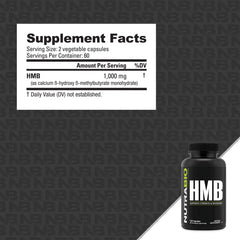 NutraBio HMB, 120 Capsules