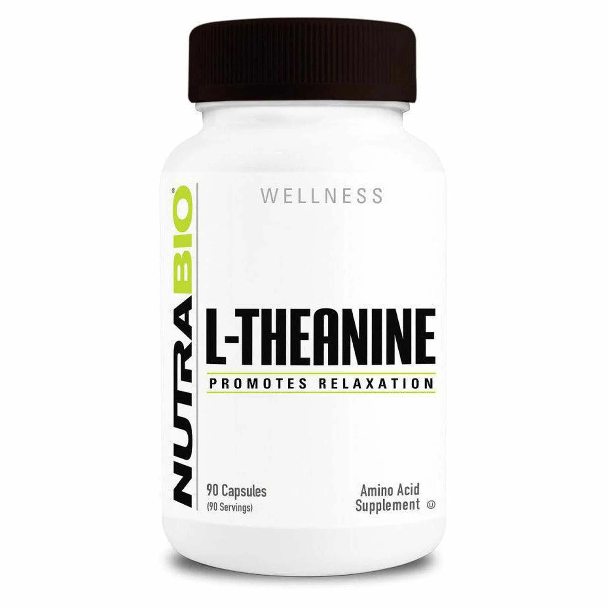 NutraBio L-Theanine 200 mg - 90 Capsules