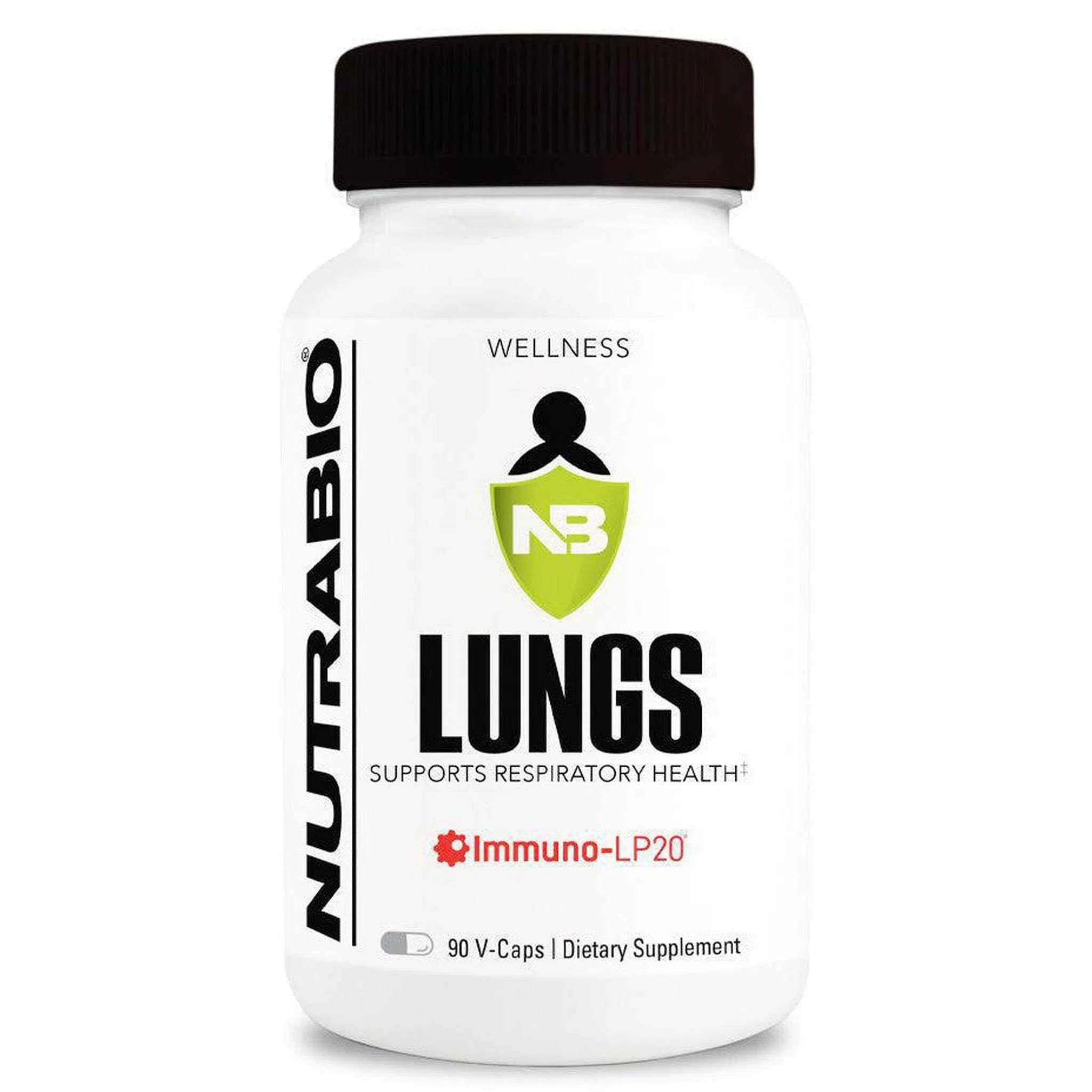 NutraBio Lungs - 90 Capsules