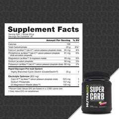 NutraBio Super Carb