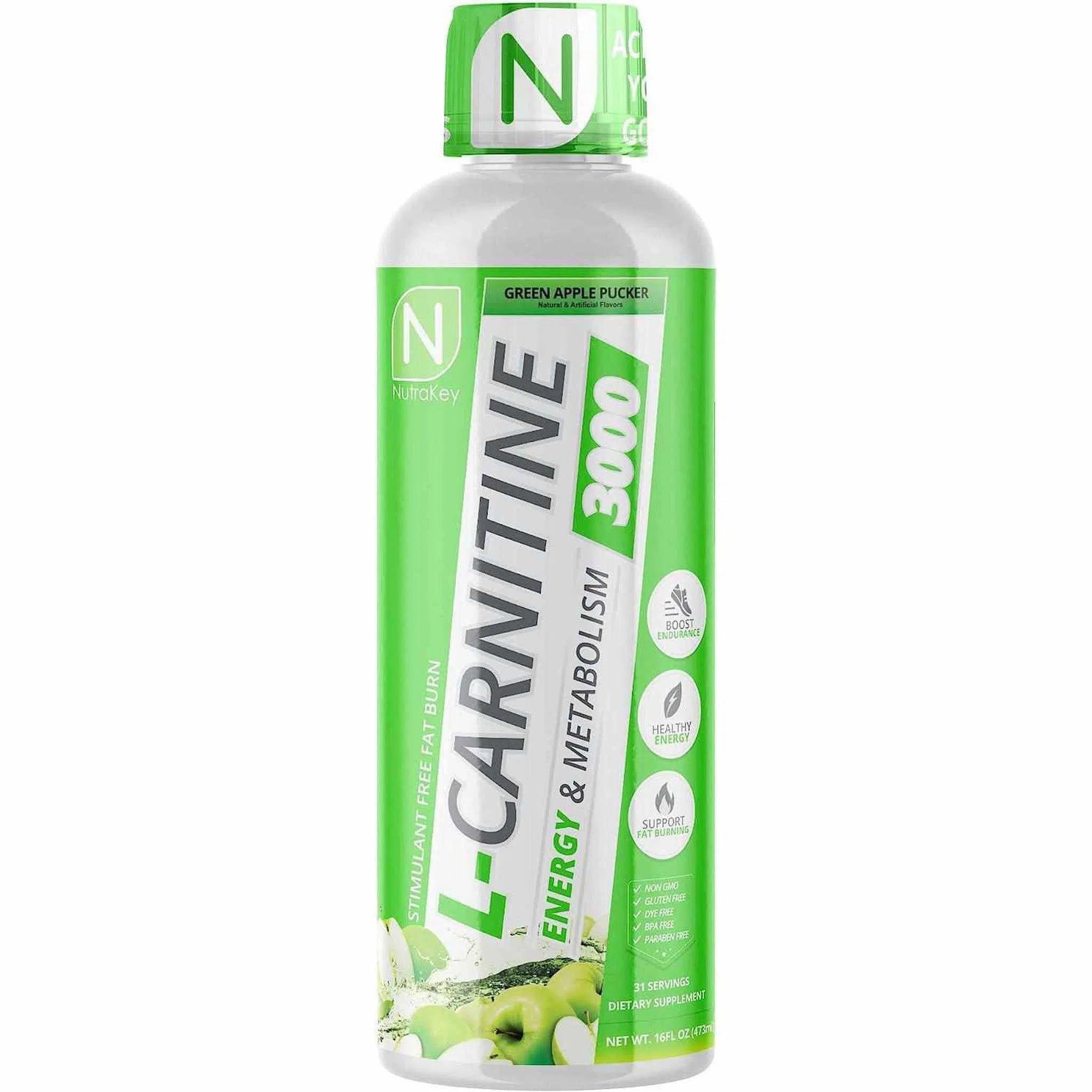 NutraKeyL-Carnitine 1500 - Green Apple