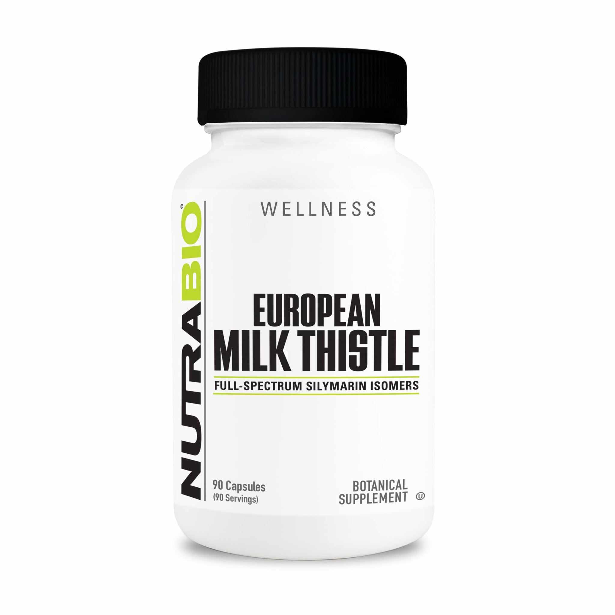 NutraBio European Milk Thistle - Ultimate Sport Nutrition