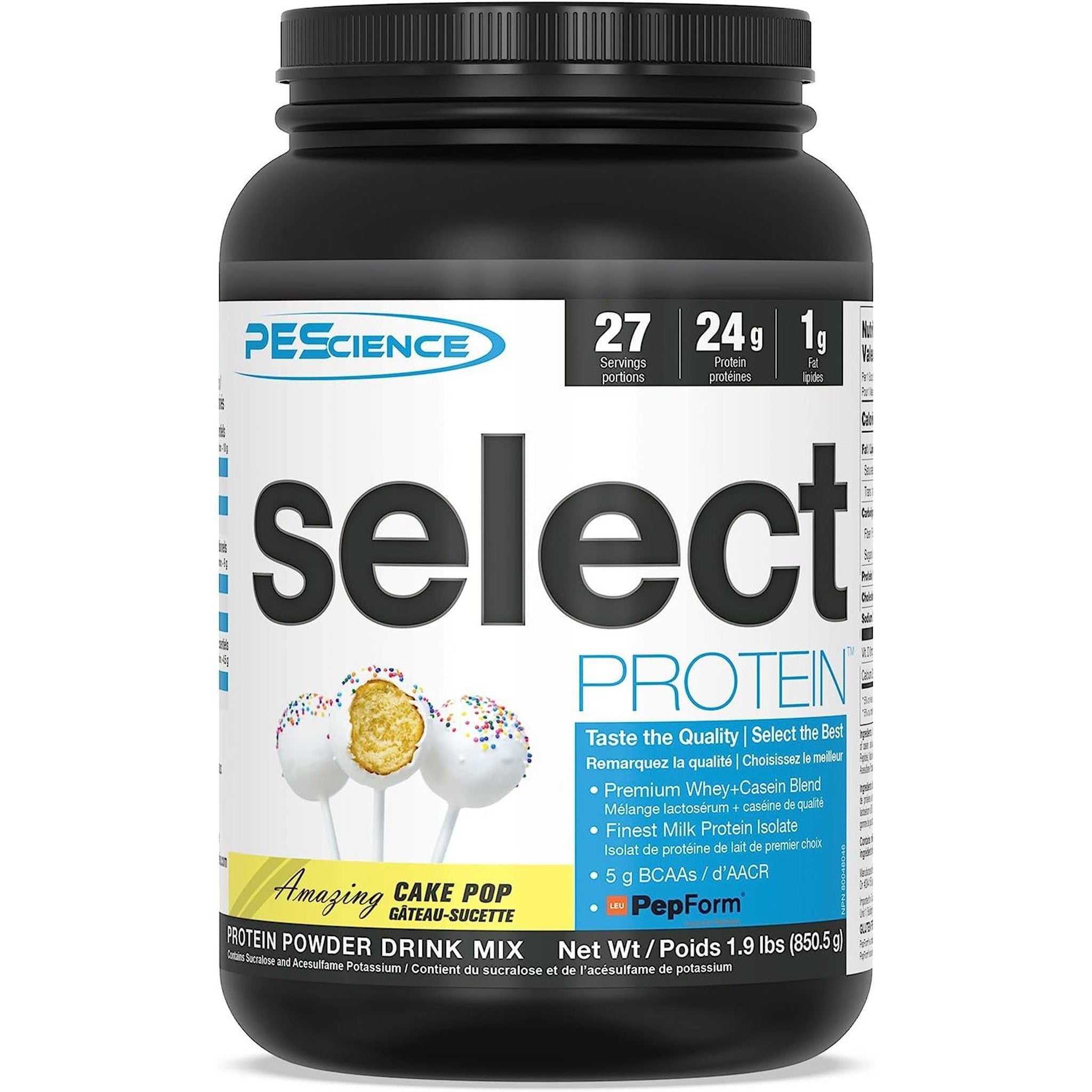 PEScience SELECT Whey + Casein Protein - 27 Servings - Ultimate Sport Nutrition